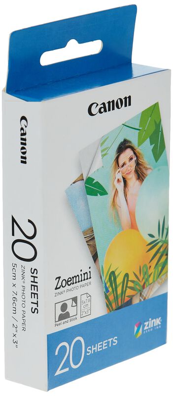 Papel Adhesivo Fotogr&aacute;fico Canon Ivy Zink, 2 X ... image number null