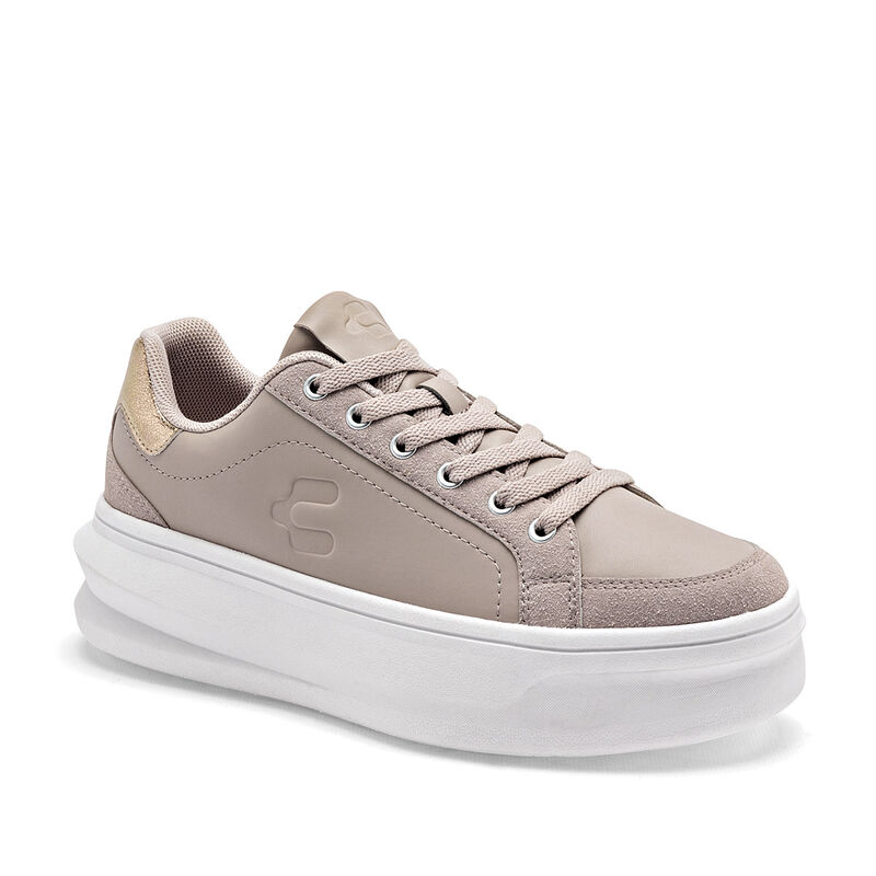 Charly Tenis Urbano para mujer beige Importado image number null