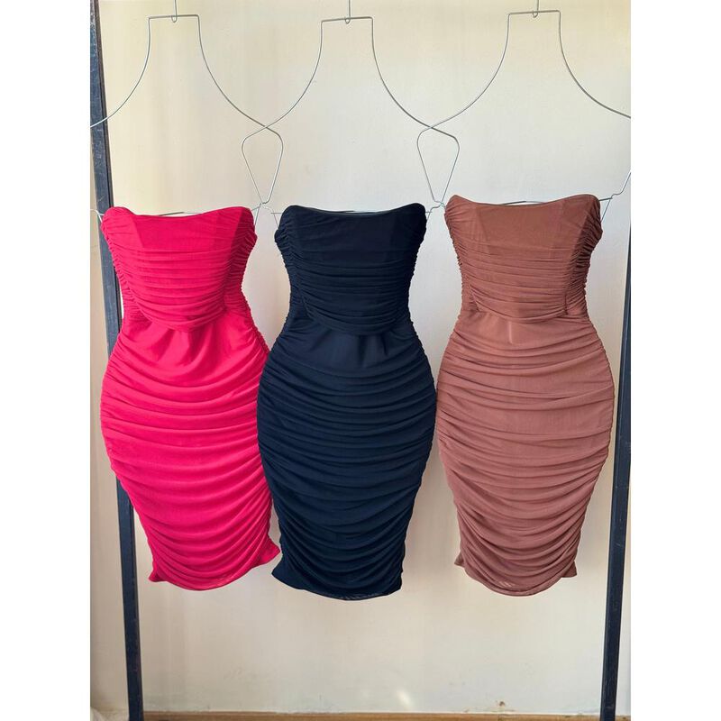 Vestido Mesh Corto image number null