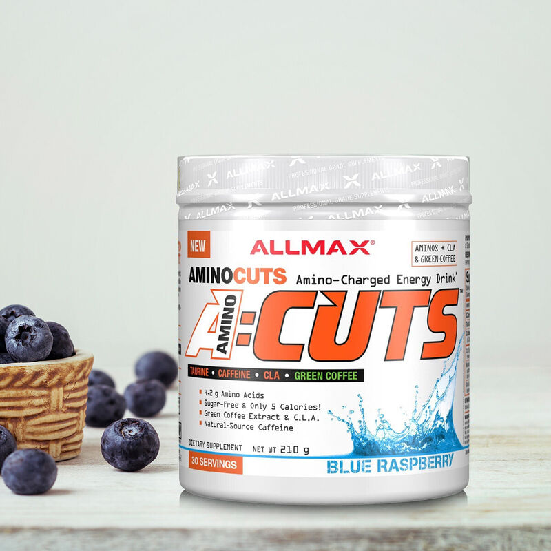 Aminocuts Allmax Blue Raspberry 210Gr image number null