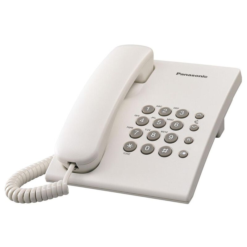 Telefono Alambrico Panasonic Kxts500mew Llamada... image number null