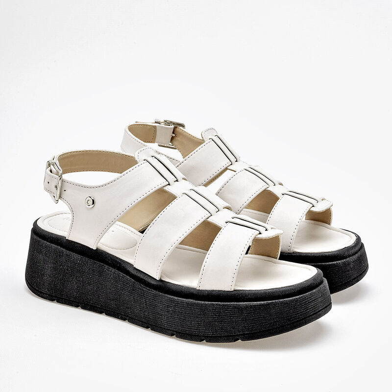 Moramora Sandalia para mujer latte image number null