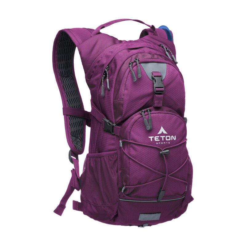 Mochila De Hidrataci&oacute;n Oasis 18l Morado Con Bol... image number null