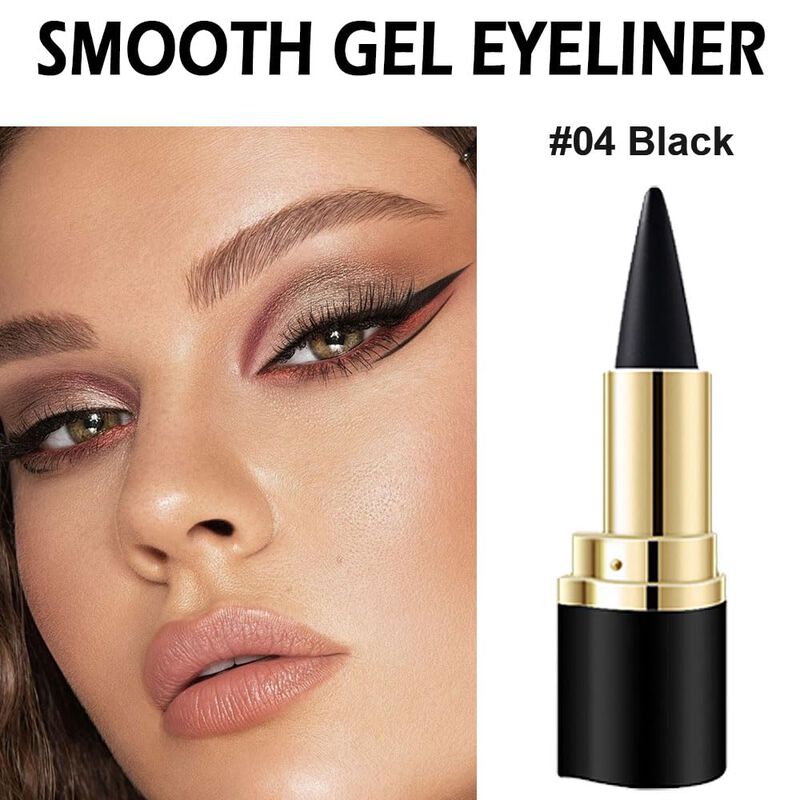 L&aacute;piz Delineador De Ojos En Gel Kaely Black, Im... image number null
