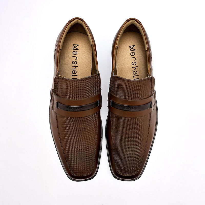 Marshall zapato vestir piel para hombre camel c... image number null