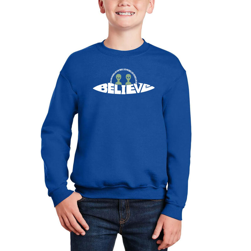 Sudadera De Cuello Redondo Word Art Para Ni&ntilde;o -... image number null
