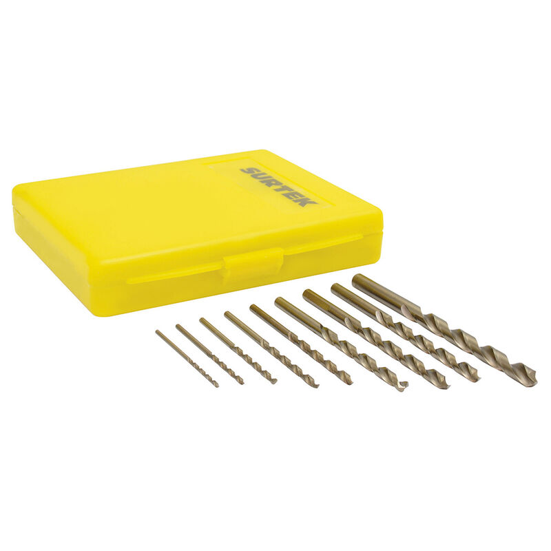 Juego de brocas con cobalto de acero de alta ve... image number null