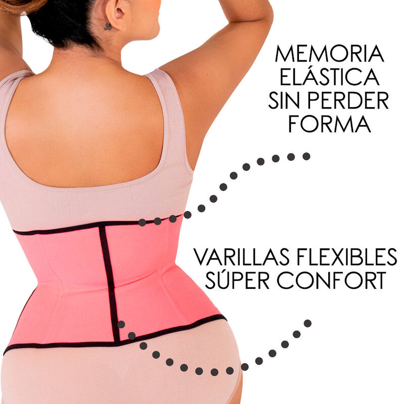 Cinturilla Faja T&eacute;rmica 3 Capas Licra L&aacute;tex Alg... image number null
