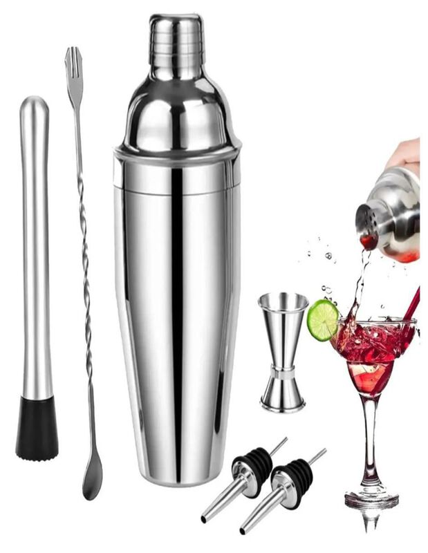 Set coctelera Casa BIU de acero inoxidable image number null