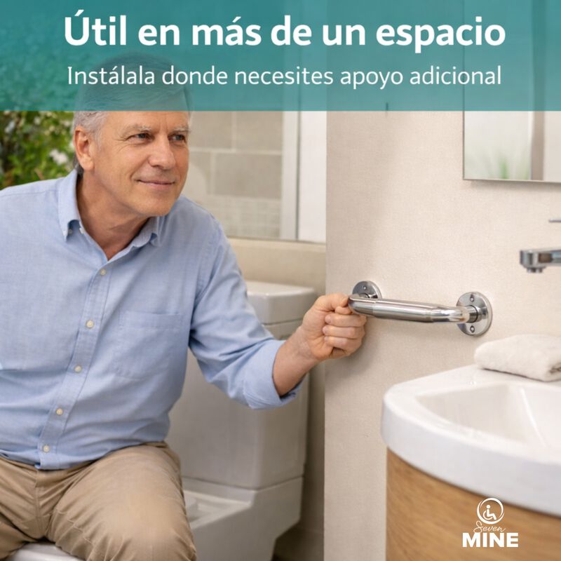 Barra Seguridad Ba&ntilde;o 12 Pulgadas (31cm) Acero I... image number null