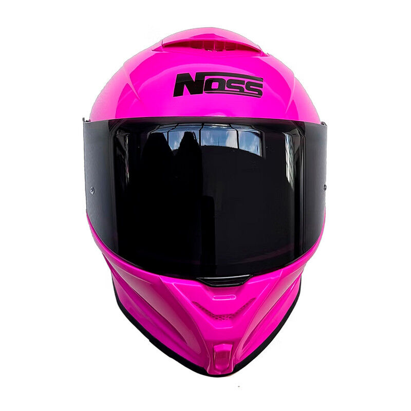 Casco Noss Ns-801p Cerrado S&oacute;lido Rosa Brilloso... image number null