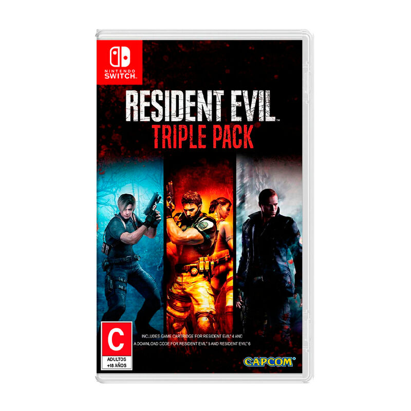 Juego Nintendo Switch Resident Evil Triple Pack... image number null