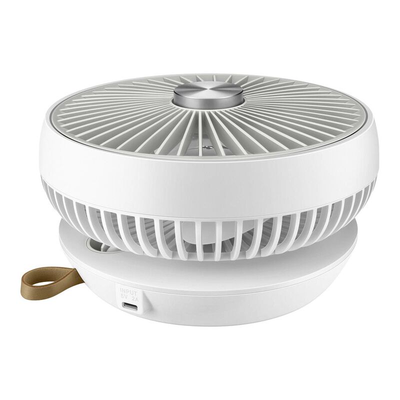 Ventilador plegable con bater&iacute;&shy;a recargable y r... image number null