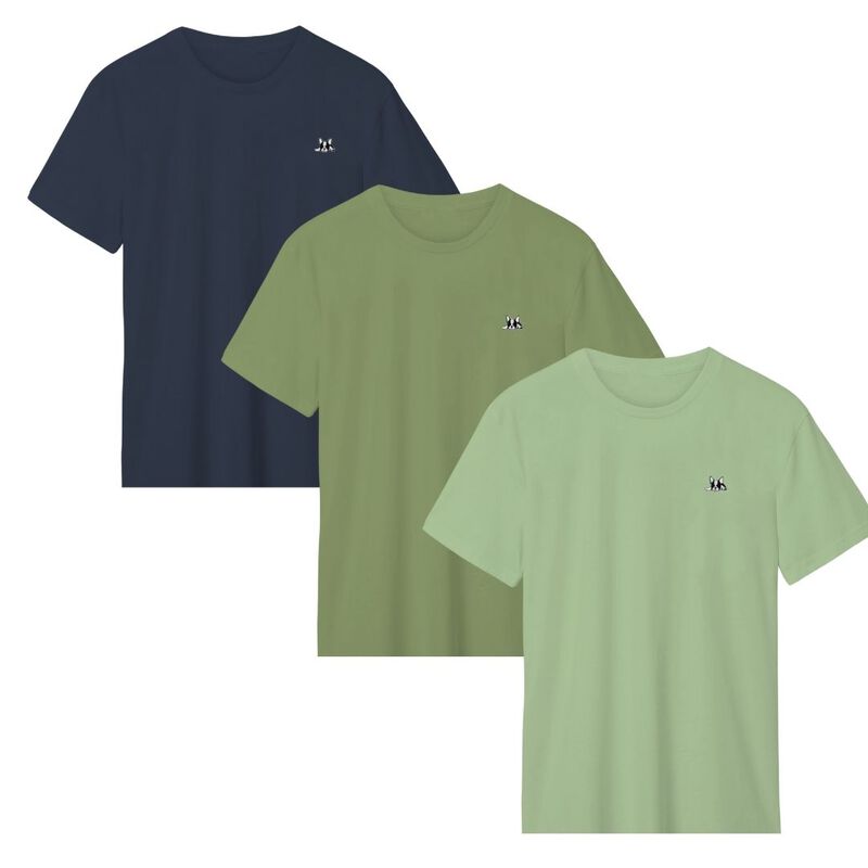 Set de 3 playeras Bark and Hide Playera Para Ho... image number null