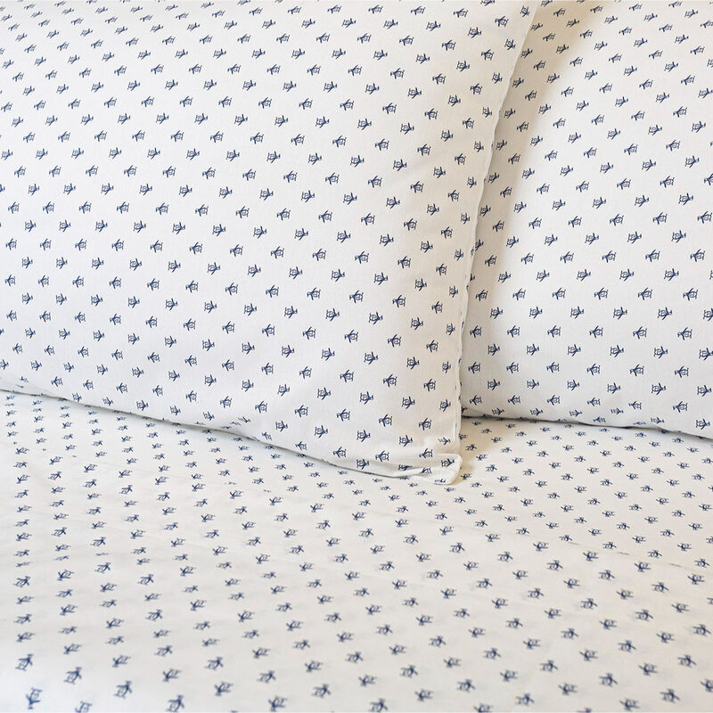 Juego de S&aacute;banas Original Penguin Logo King Bla... image number null