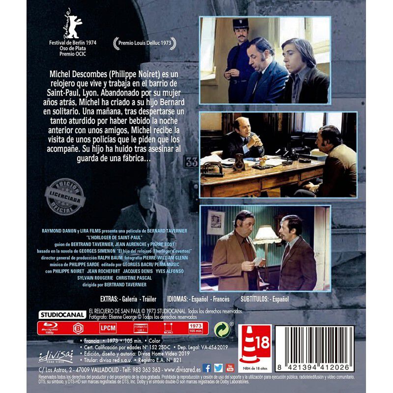 El relojero de san paul [Blu-ray] image number null