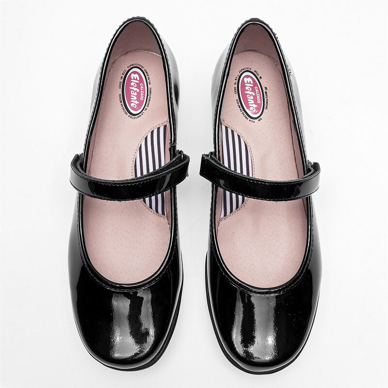 Elefante Balerina para mujer negro charol image number null