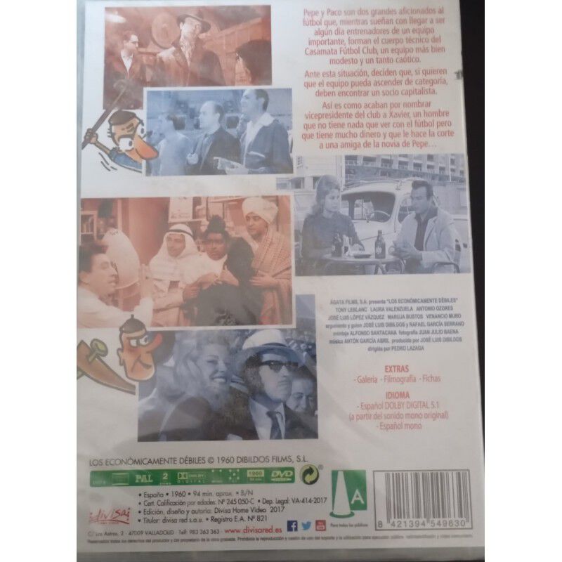 Los Econ&oacute;micamente D&eacute;biles [DVD] (1960) image number null