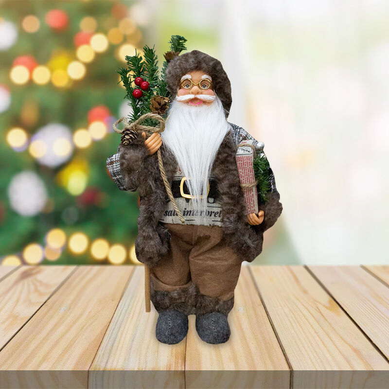 Adorno Navide&ntilde;o Santa Claus 30cm X 17cm image number null