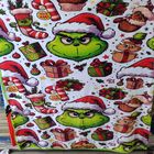 Exclusiva! Cobija Frazada Ultra Suave Grinch Collage
