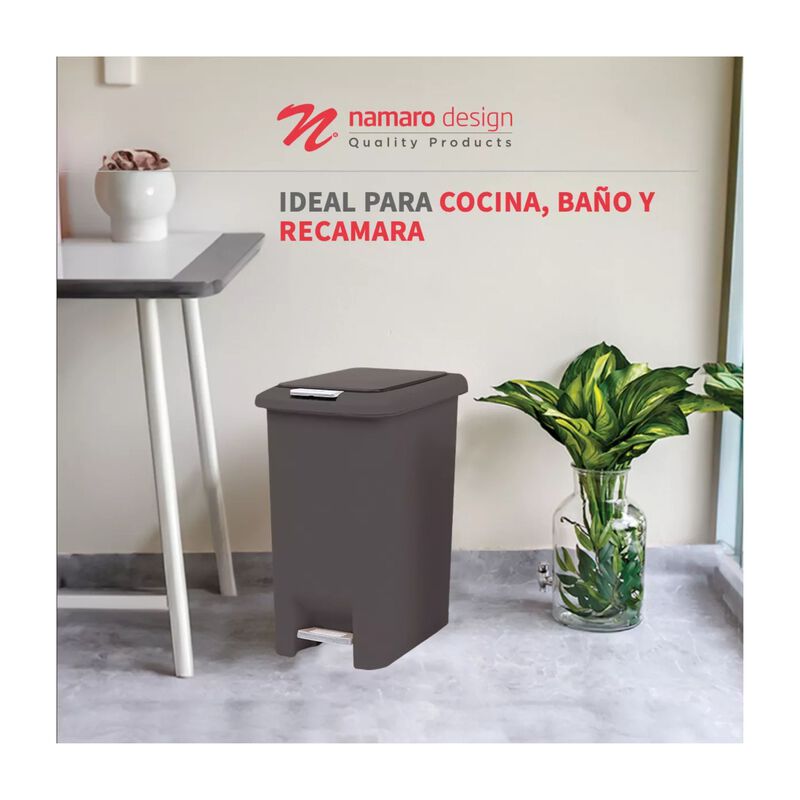 Basurero Con Doble Mecanismo 10l Namaro Design image number null