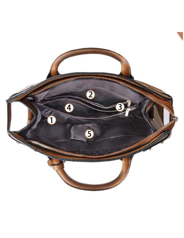 Bolsa Tote Pink Brule Para Mujer image number null