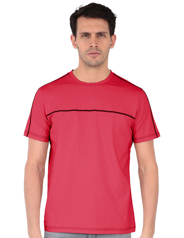 Playera Casual Hombre Premium Cuello Redondo Ro... image number null