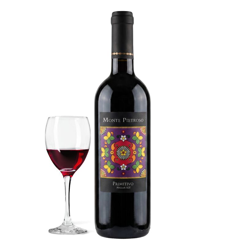 Vino Tinto Monte Pietroso Primitivo Puglia Igt ... image number null