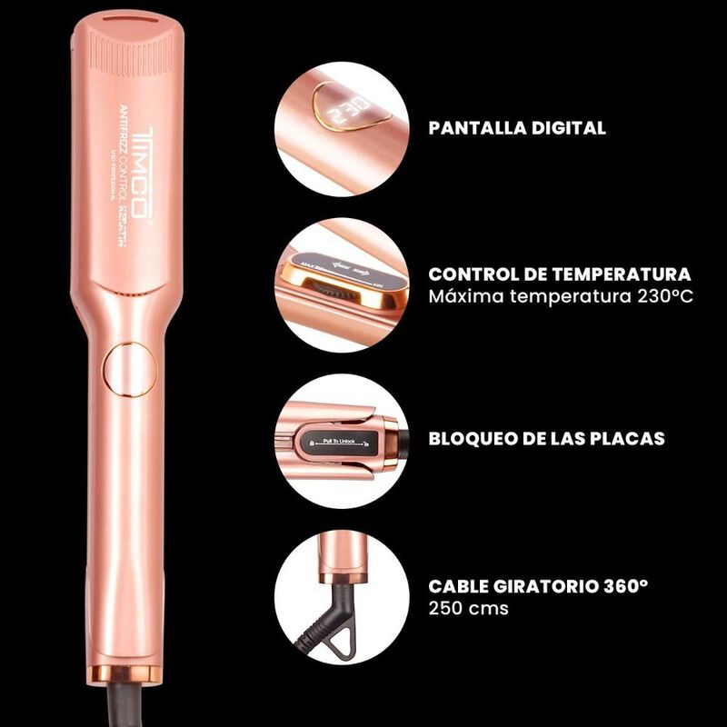Plancha De Cabello Profesional Timco P1100 Anti... image number null