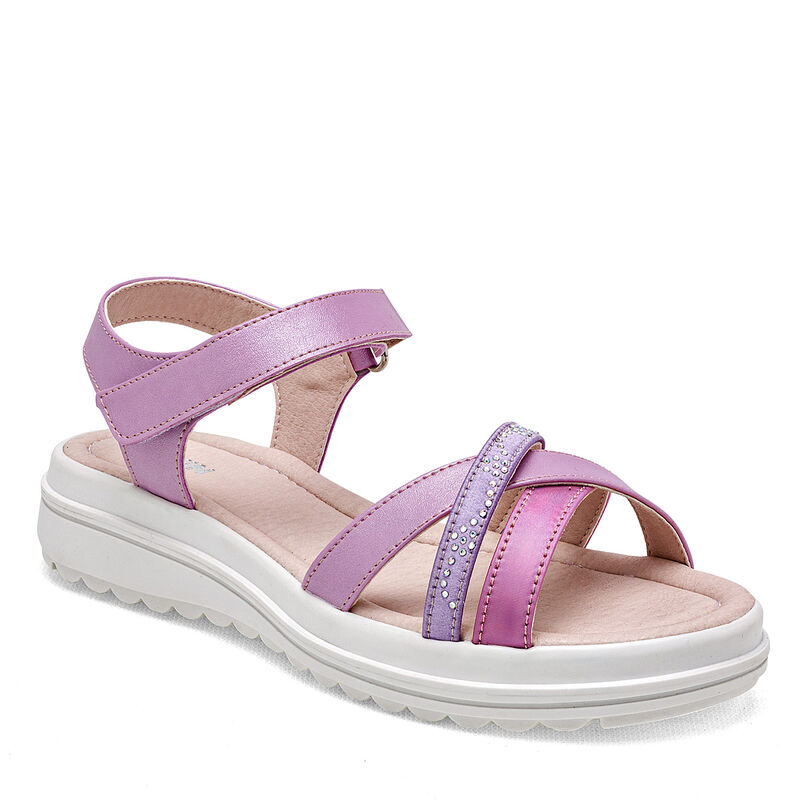 Yuyin Sandalia para mujer rosa lila image number null