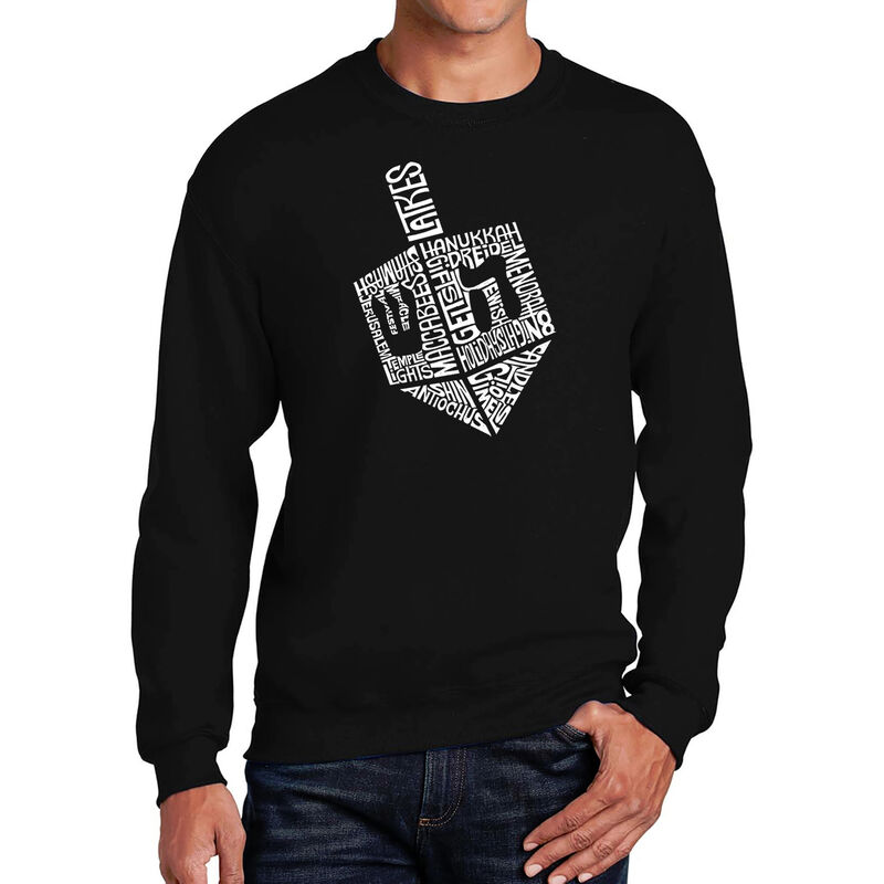 Sudadera De Cuello Redondo Word Art Para Hombre... image number null