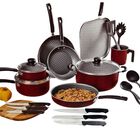 Batería de Cocina Tramontina 27899/480 21 Piezas Starflon Roja END5
