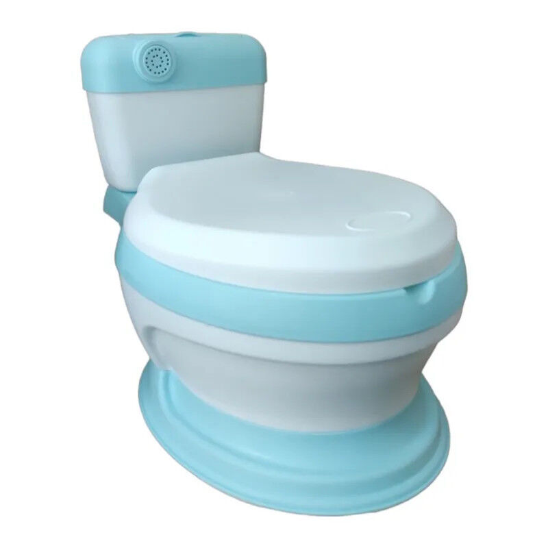 Ba&ntilde;o Entrenador Azul Acojinado Con Sonido Y Ant... image number null