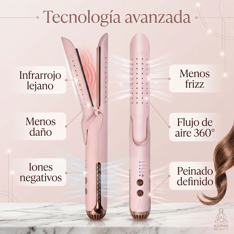Plancha Rizadora Karma Beauty Beauty And The Br... image number null