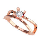 Anillo de Compromiso en Oro de 10K con Circonia - Amore Mio!