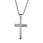 Collar Para Hombre Acero Inoxidable Cruz Regalo Papá Luckman