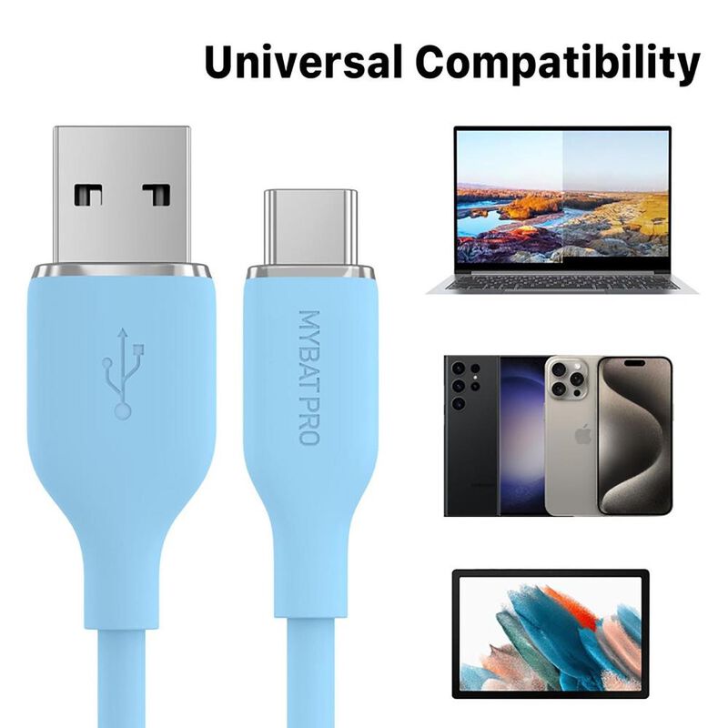 Cable Datos Mybat Usb-a A Usb-c 1m Universal Az... image number null