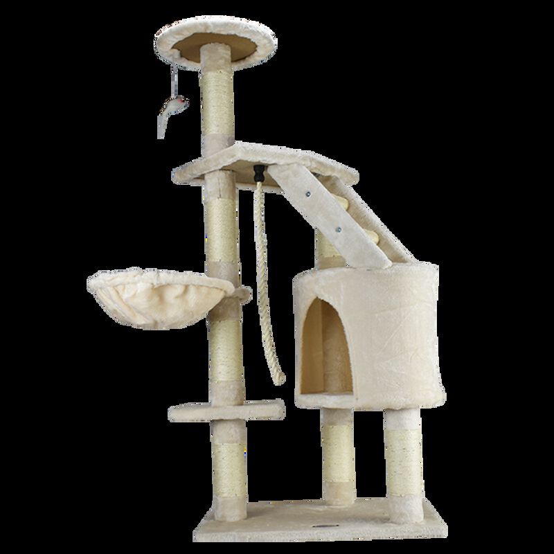 Fancy Pets Mueble Con Casa Y Hamaca Para Gato D... image number null