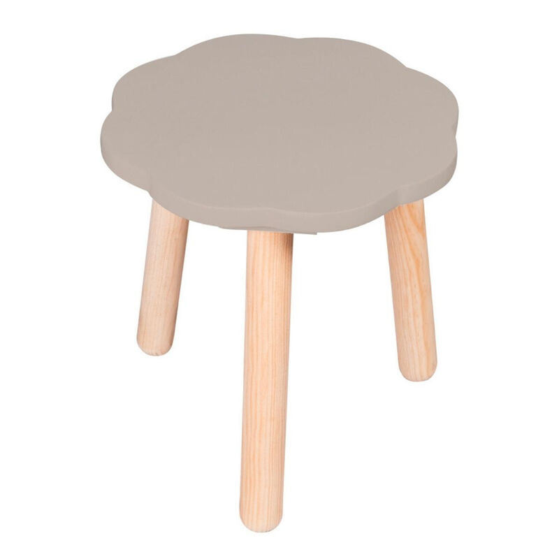 Banquito de Madera para Ni&ntilde;os- Nube - Gris Oscu... image number null