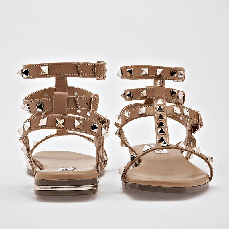 Moramora Sandalia para mujer camel image number null