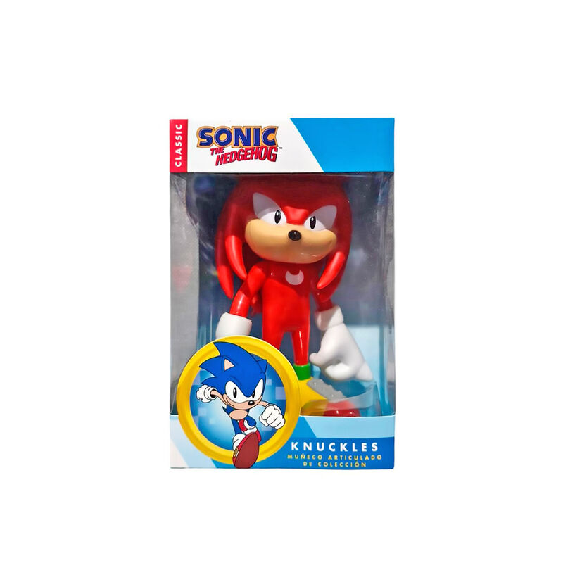 Figura Knuckles Articulada 10 Cm Cl&aacute;sico The He... image number null