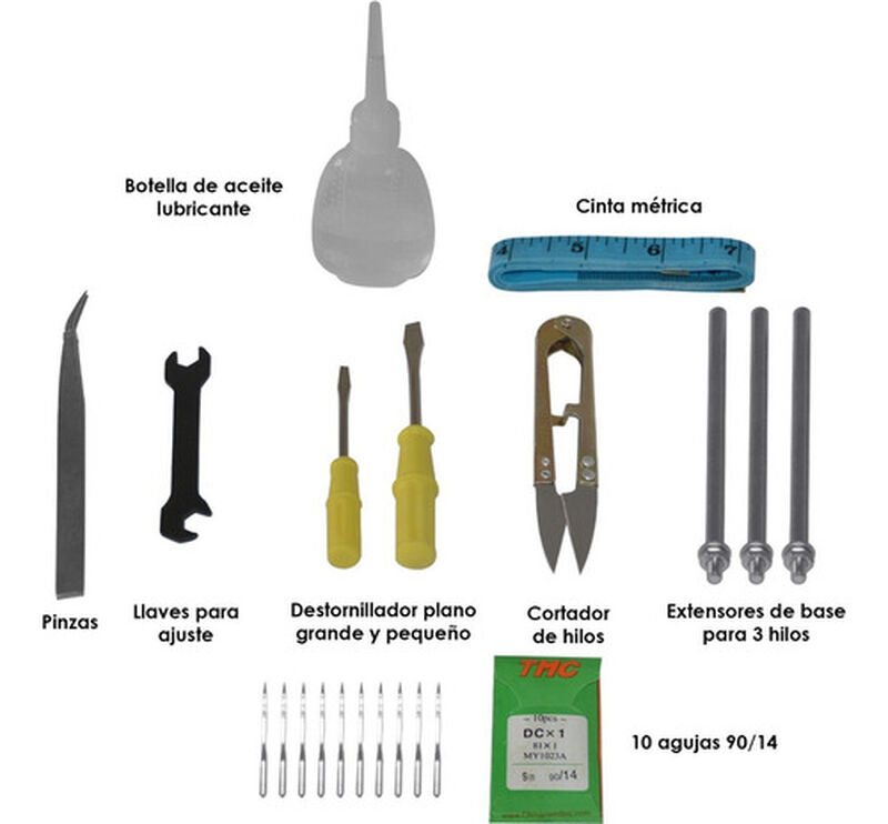 M&aacute;quina Coser El&eacute;ctrica 66 Puntadas Puntos Rect... image number null