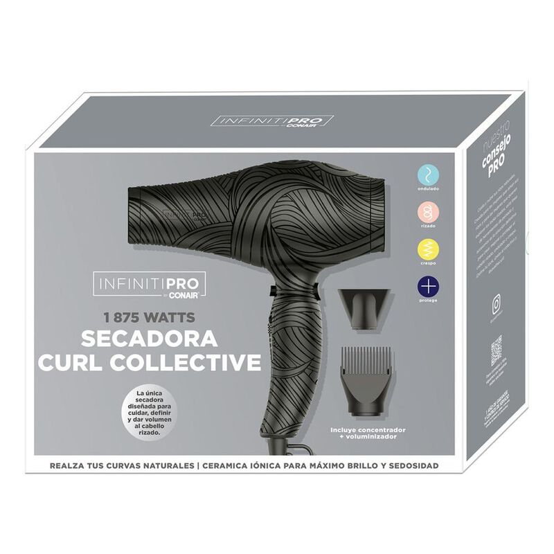 Secadora De Cabello Conair Iones Cer&aacute;mica Volum... image number null