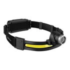 Steren Linterna Led Tipo Minero 3 En 1, Direccionable Con Bater&iacute;a Recargable Lam-245