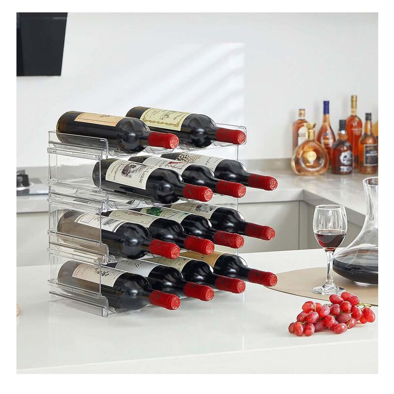 Porta botellas Brandtrendy de pl&aacute;stico 4 nivele... image number null