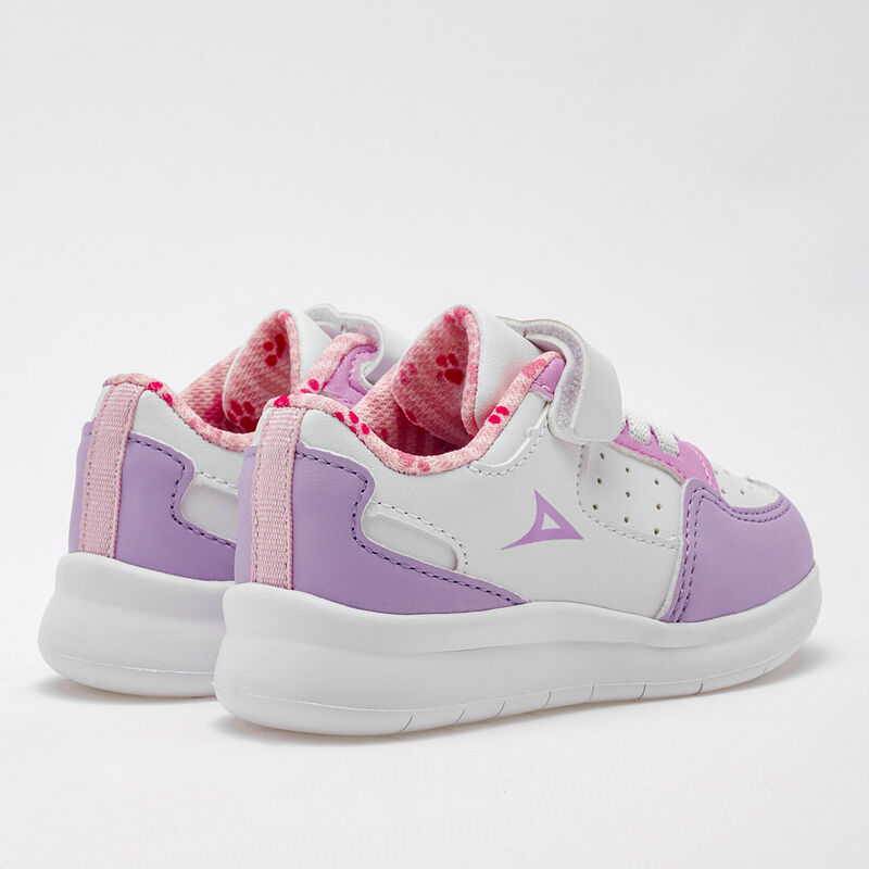 Pirma Tenis para beb&eacute; ni&ntilde;a blanco lila rosa image number null
