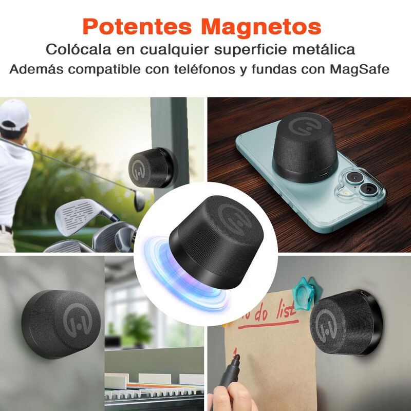 Bocina Hypergear Mini Magnetica Bluetooth Inala... image number null