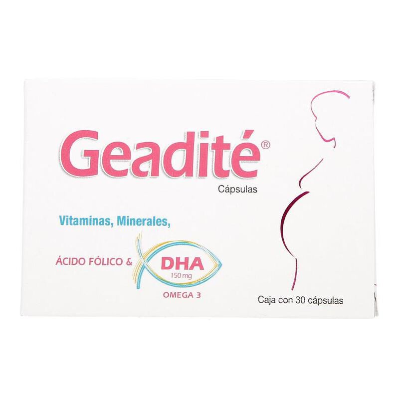 Suplemento Alimenticio Geadit&eacute; 30 C&aacute;psulas de 1... image number null