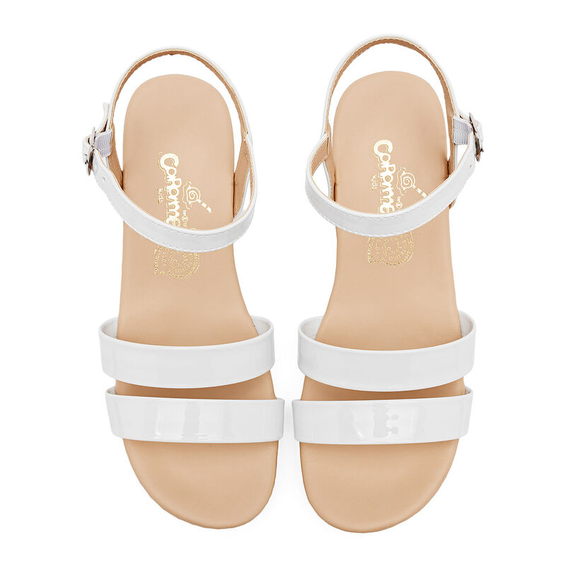 Caramel Sandalia Con Cu&ntilde;a Para Mujer Blanco Cod... image number null