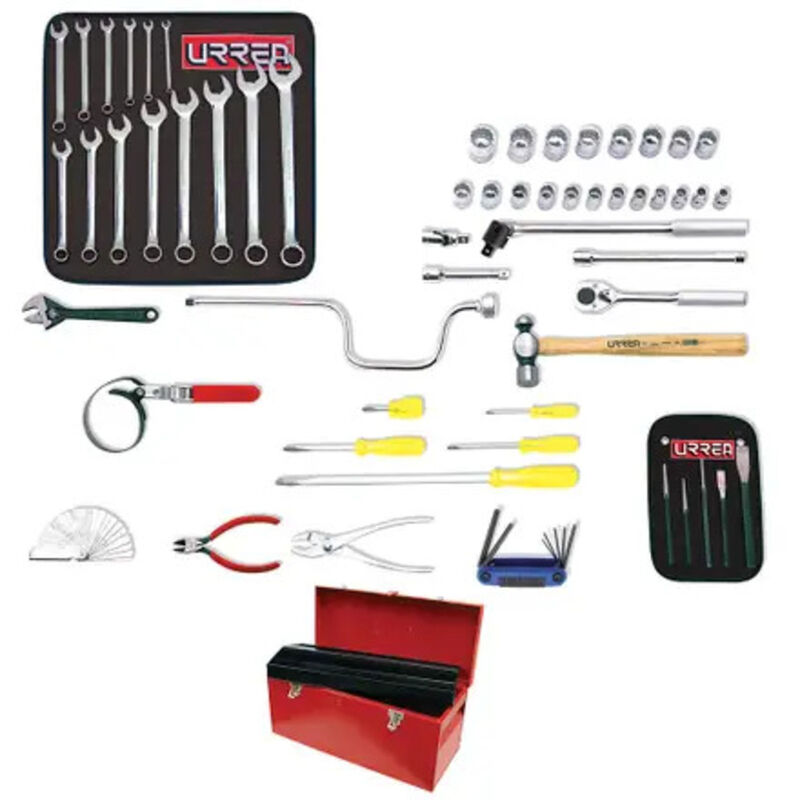 Kit Herramientas Automotriz 58 Pzas M&eacute;trico Est... image number null